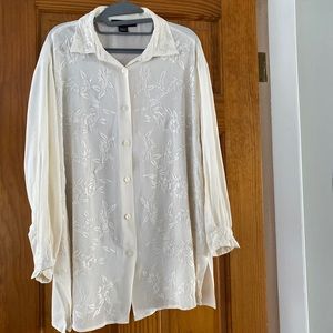 Lane Bryant Ivory Blouse